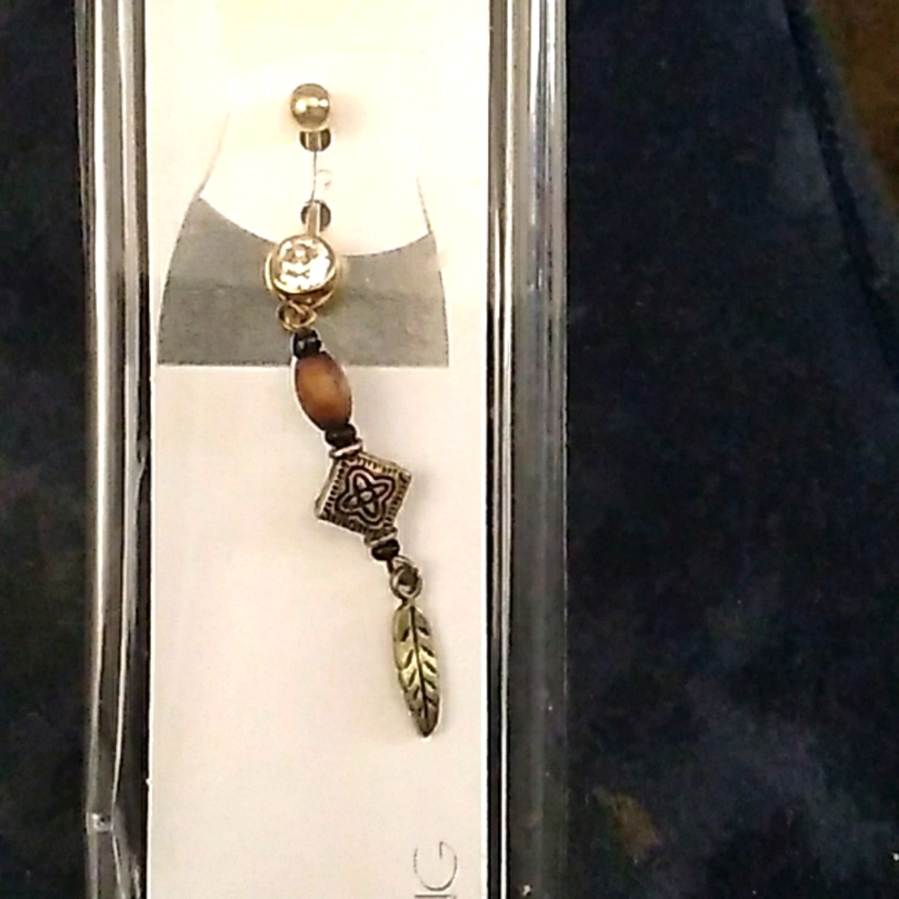 Icing Stainless steel 14G/1.63mm BELLY RING